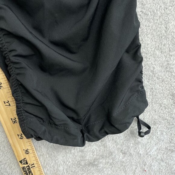 NEW Kirkland Signature Women's M Active Pant Black Ruched Side lightweight - Picture 7 of 13